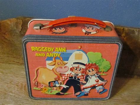 1973 raggedy ann & andy lunch box